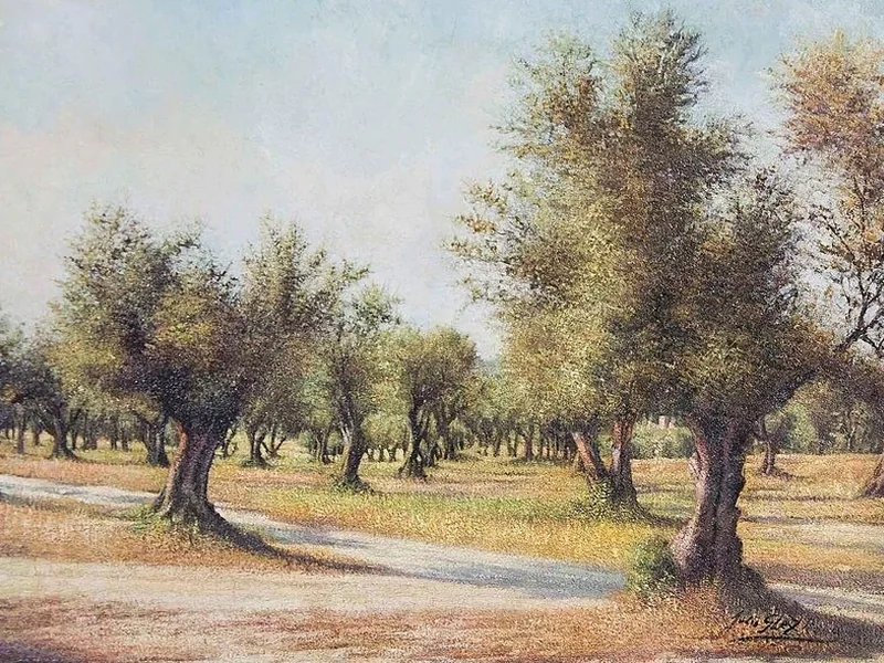 1868-Julio Ramos - Olivi a Madrid, Alameda de Osuna